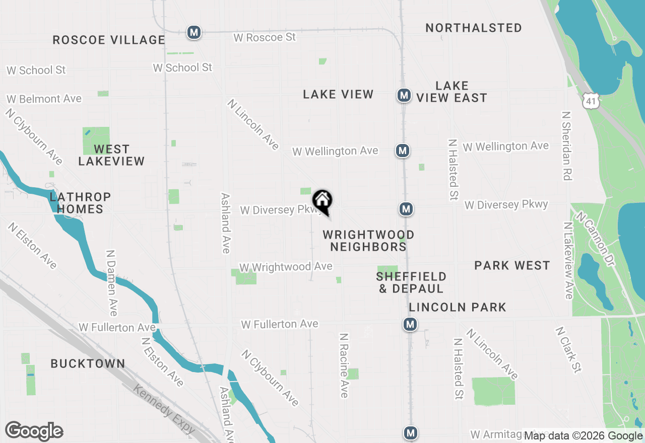 Map of 2730 N Magnolia Avenue, Chicago, IL 60614