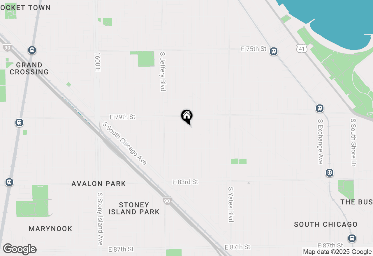 Map of 7946 S Merrill Avenue, Chicago, IL 60617