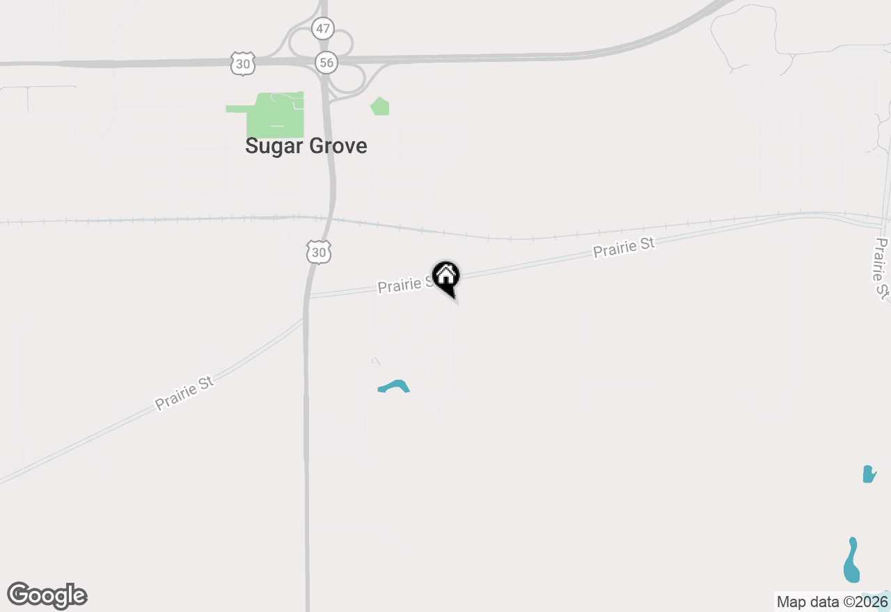 Map of 323 Mallard Lane, Sugar Grove, IL 60554