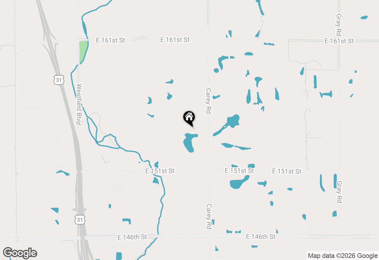 Map of 15377 Grassy Creek Lane, Carmel, IN 46033