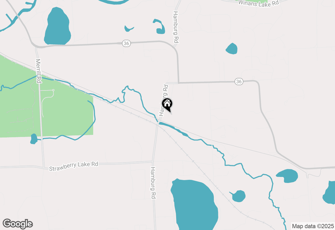 Map of 10650 Livingston Street, Whitmore Lake, MI 48189