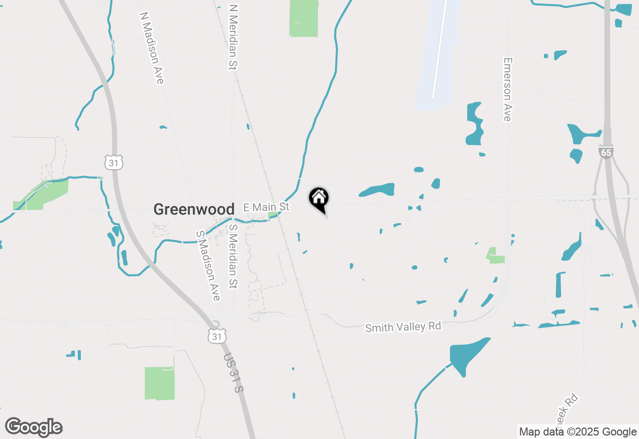 Map of 435 E Main Street #195, Greenwood, IN 46143