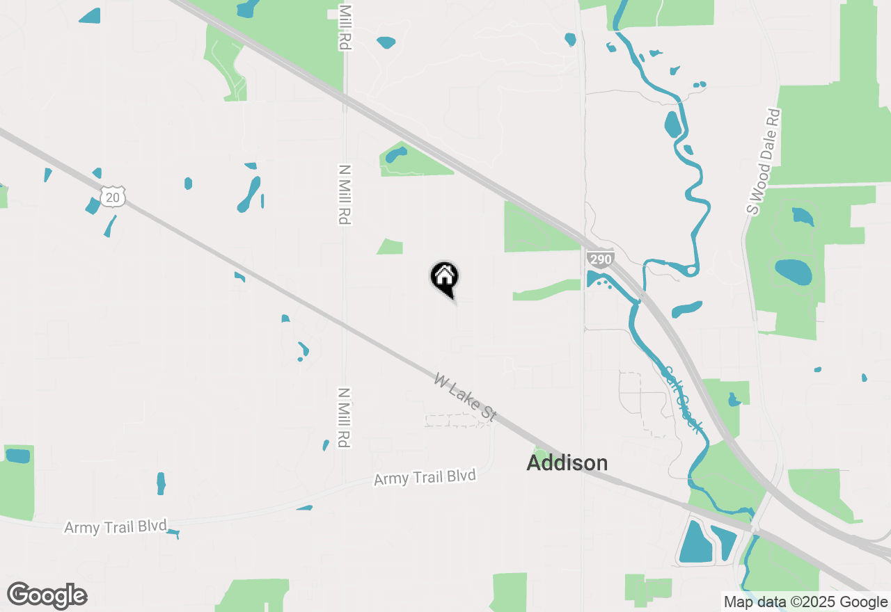 Map of 641 N Highview Avenue, Addison, IL 60101