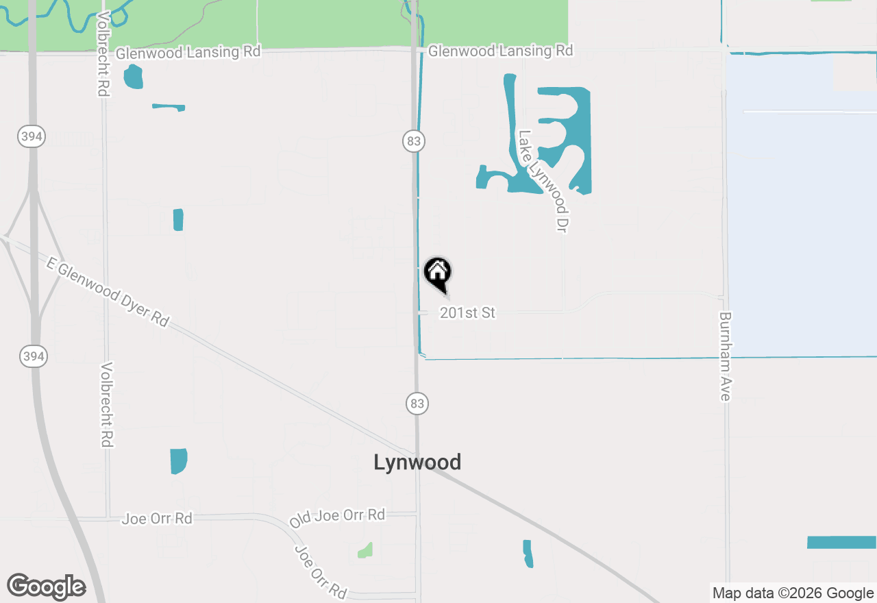 Map of 20073 Park Avenue, Lynwood, IL 60411