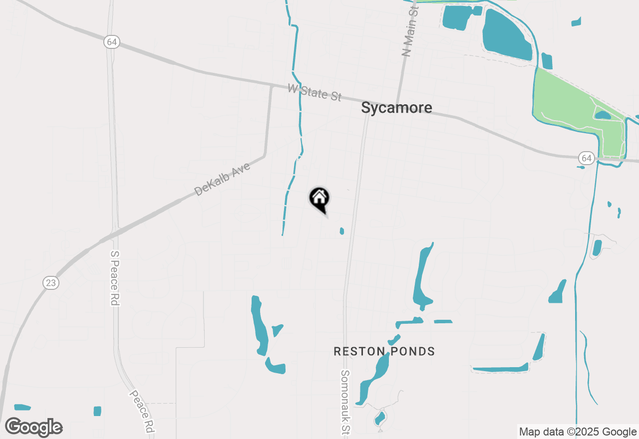 Map of 719 Park Avenue, Sycamore, IL 60178