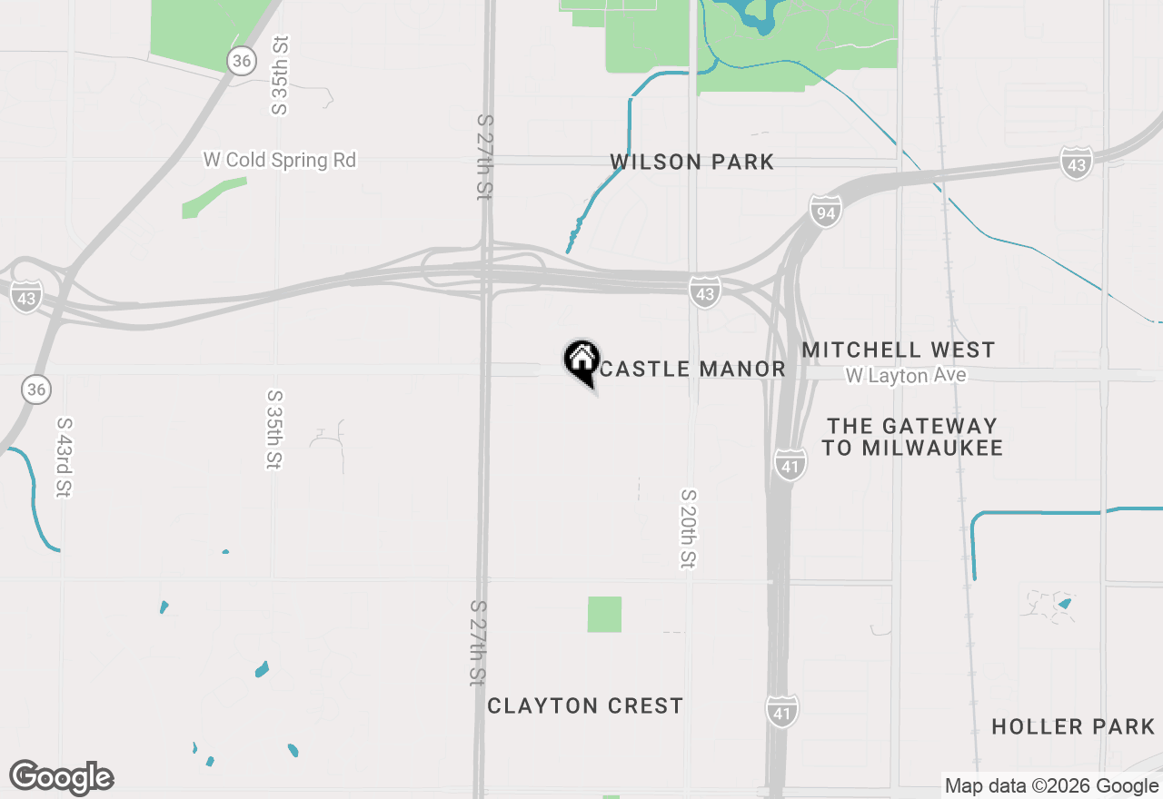 Map of 4739 S 23rd St, Milwaukee, WI 53221