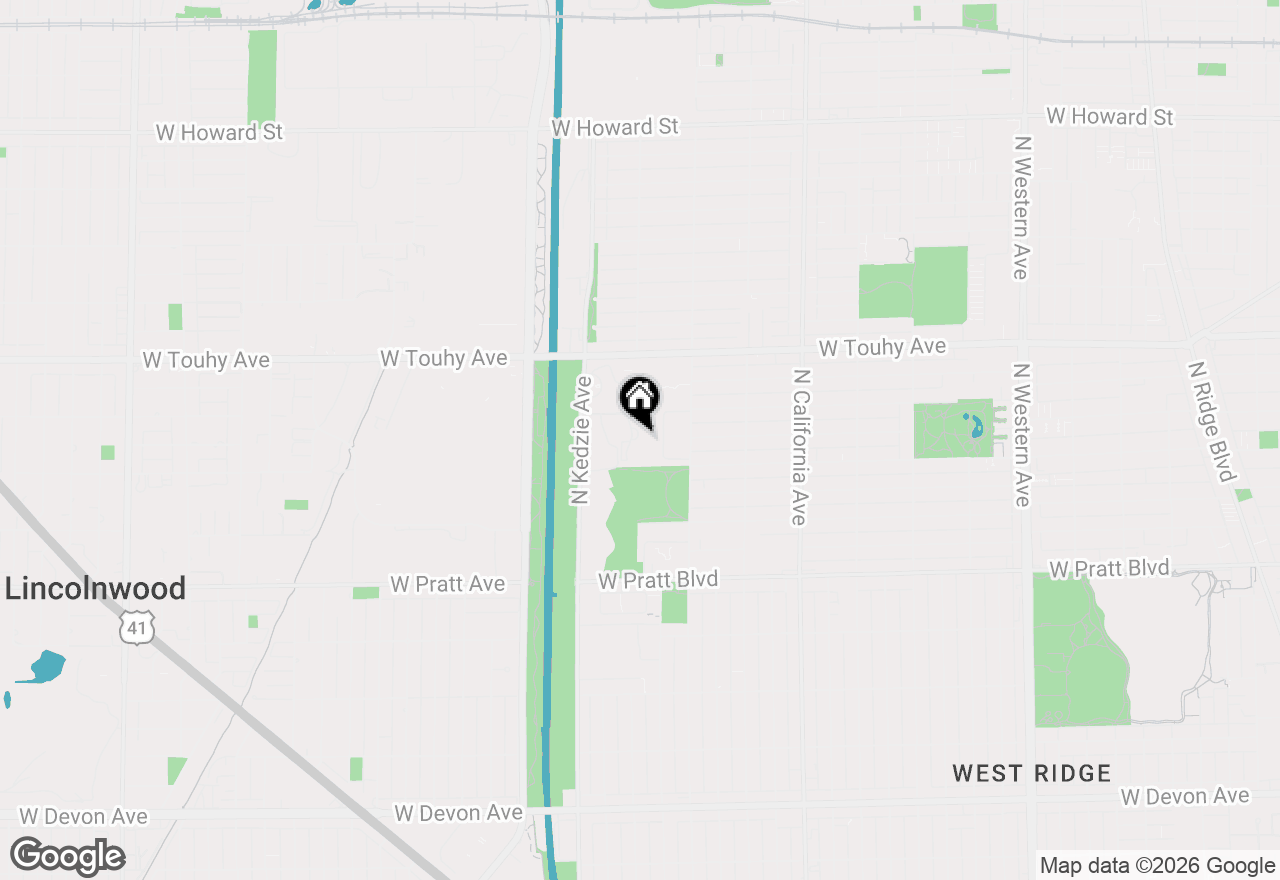 Map of 7061 N Kedzie Avenue #1010, Chicago, IL 60645