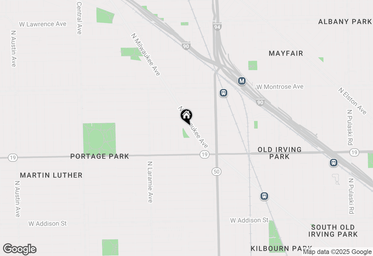 Map of 4141 N Dickinson Avenue, Chicago, IL 60641