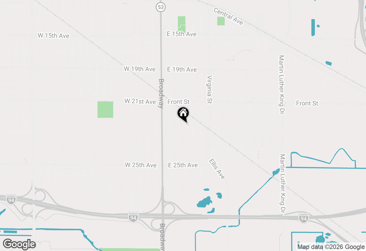 Map of 2252 Pennsylvania Street, Gary, IN 46407