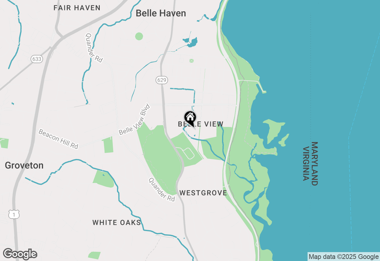 Map of 6641 Wakefield Drive #511, Alexandria, VA 22307