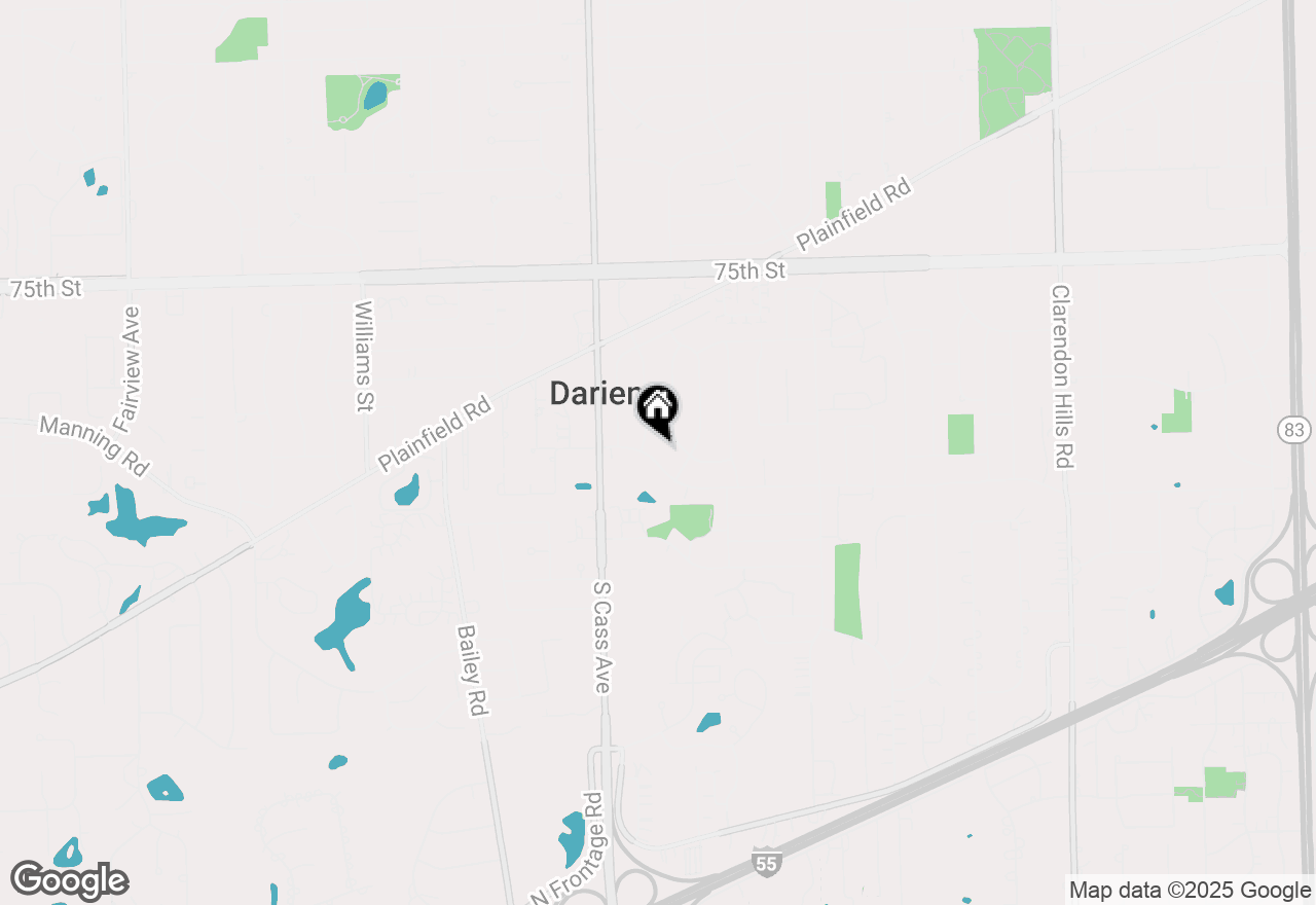Map of 8411 Dawn Lane #8411, Darien, IL 60561