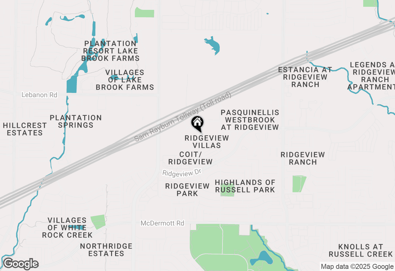 Map of 9805 Fernridge Drive, Plano, TX 75025