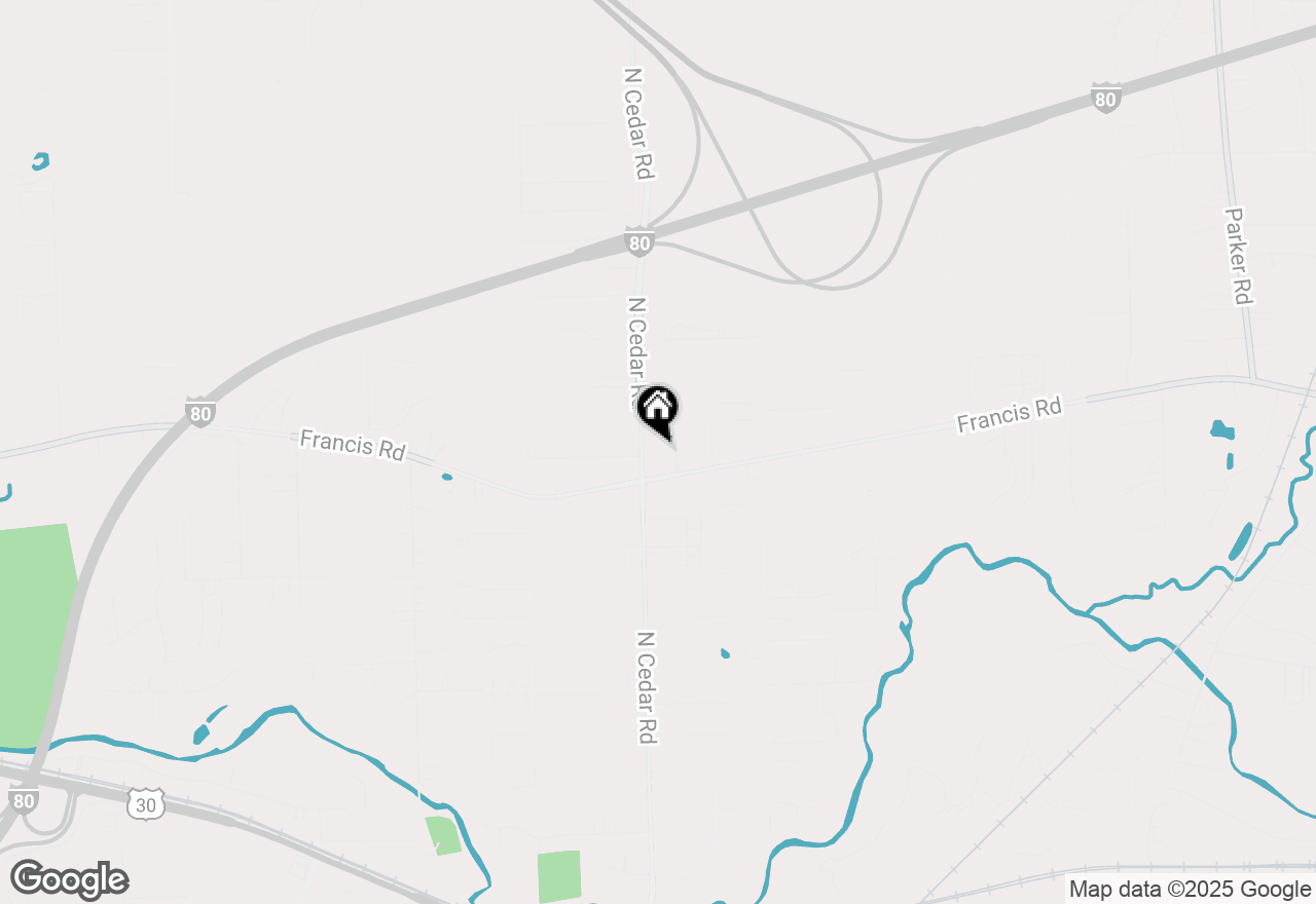 Map of 1314 N Cedar Road, New Lenox, IL 60451