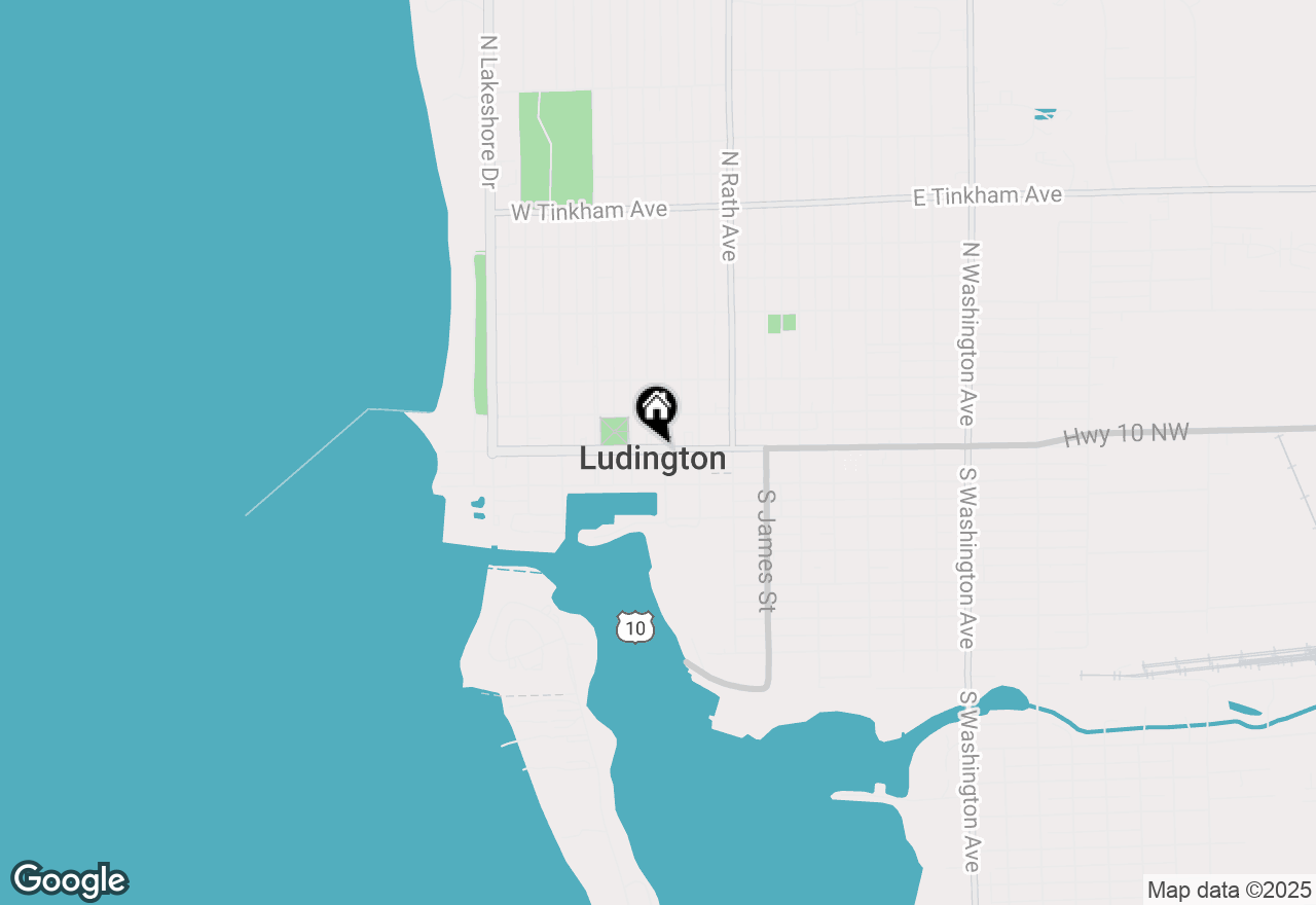 Map of 401 W Ludington Avenue #208, Ludington, MI 49431