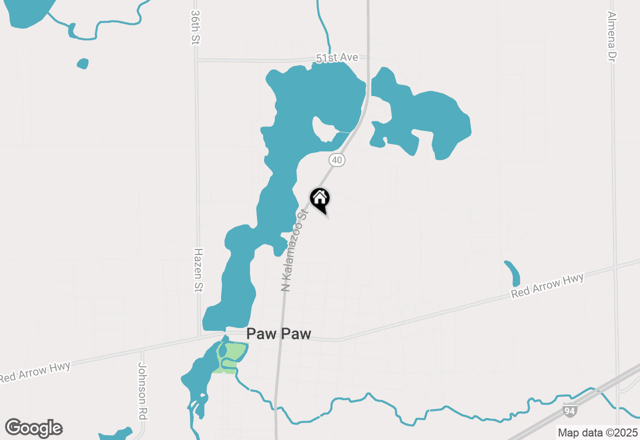 Map of 301 Maple Street, Paw Paw, MI 49079