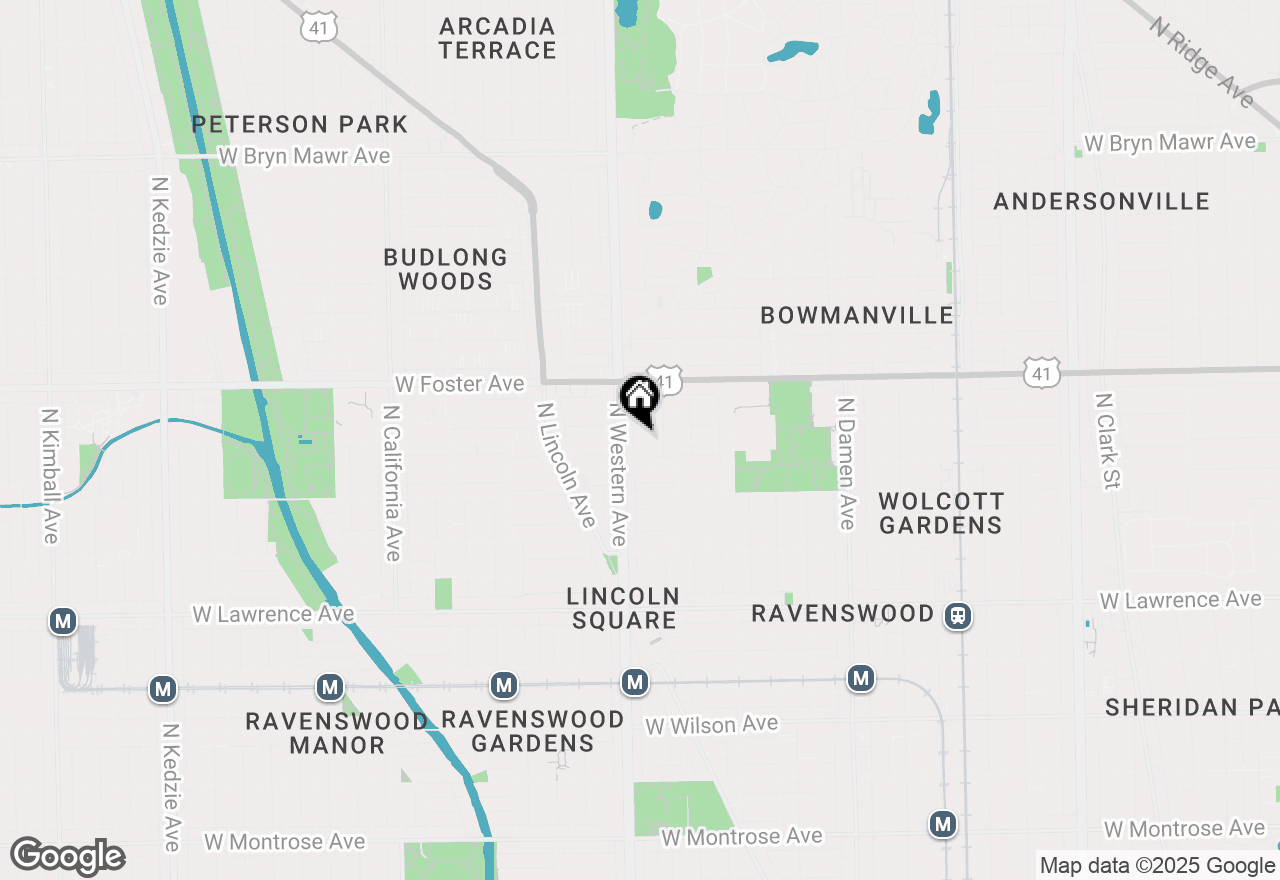 Map of 5058 N Claremont Avenue #2E, Chicago, IL 60625