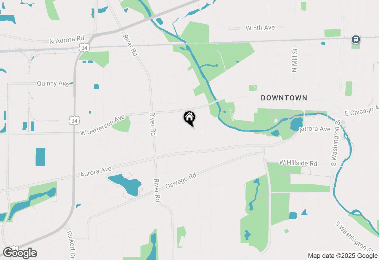 Map of 235 Claremont Drive, Naperville, IL 60540