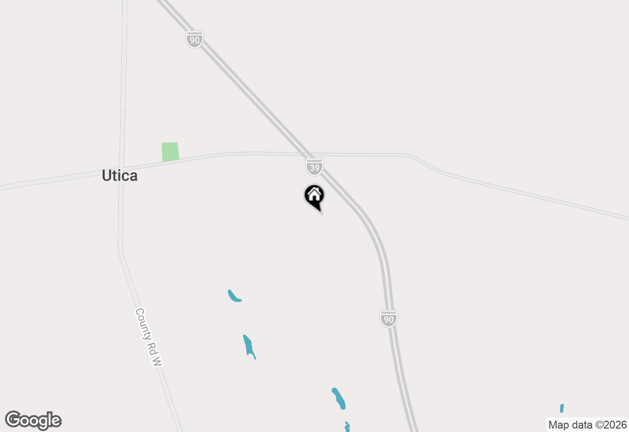 Map of 2112 Utica Rd Road, Cambridge, WI 53523