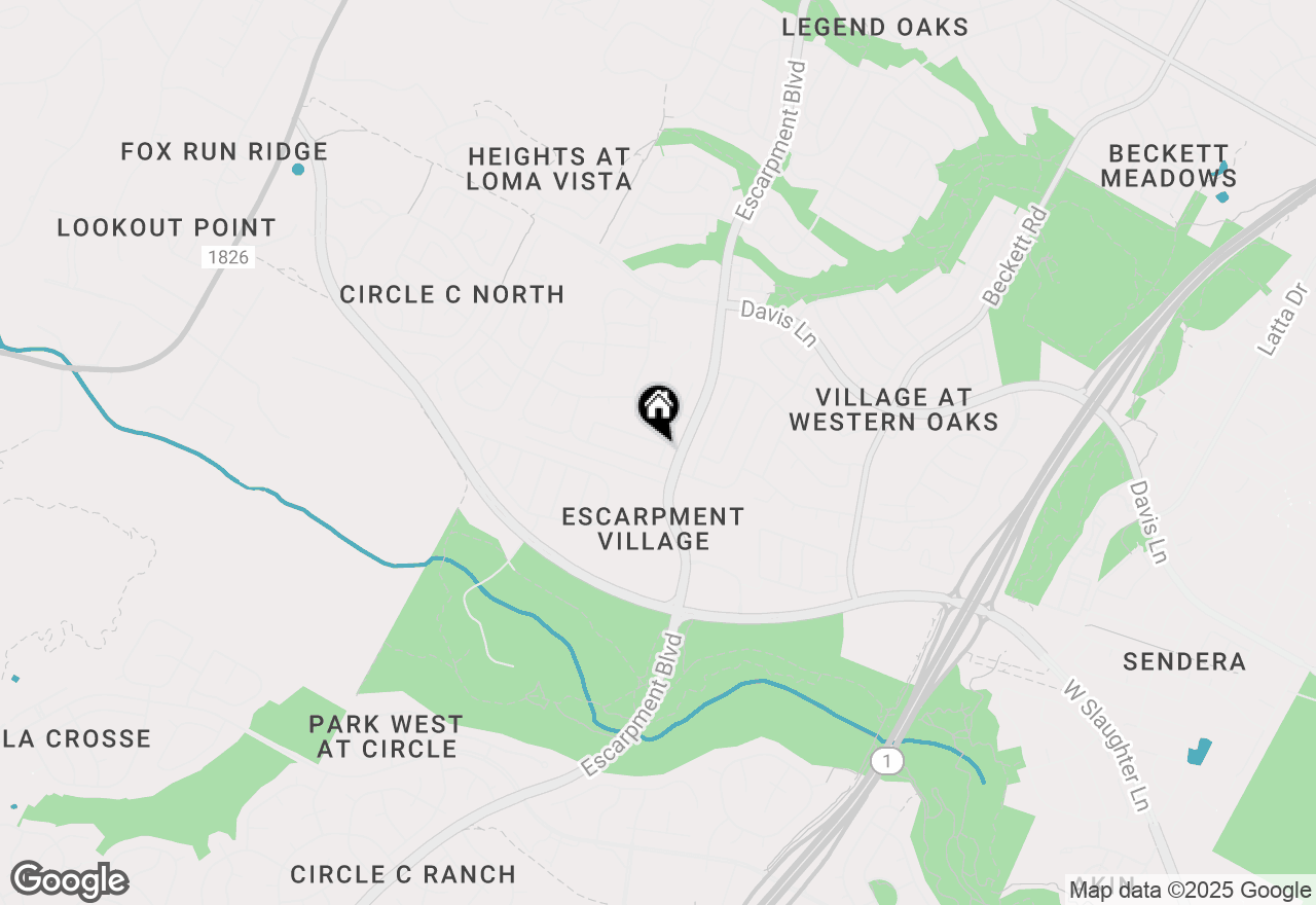 Map of 6101 Mesa Grande Dr, Austin, TX 78749