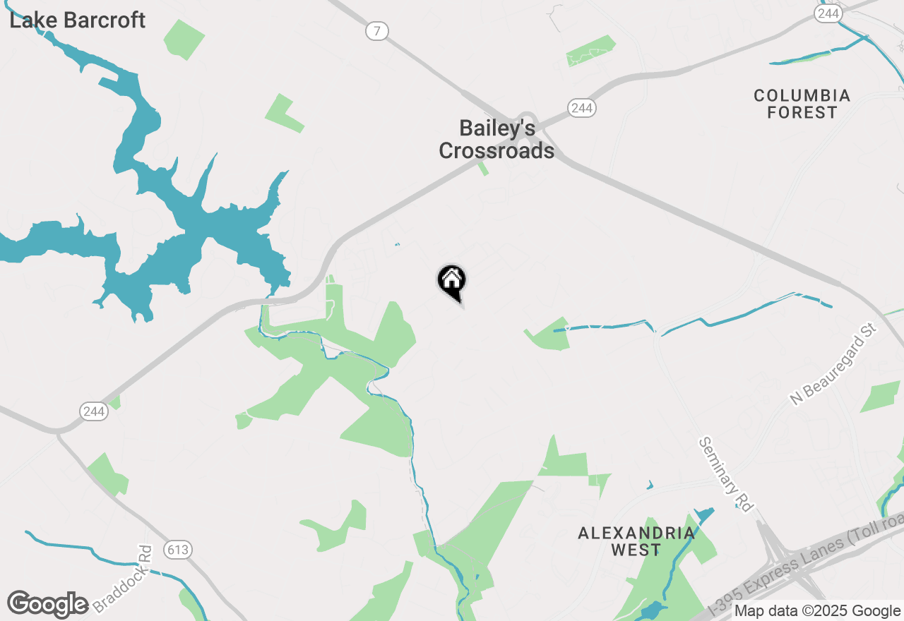 Map of 3724 Munson Road, Falls Church, VA 22041