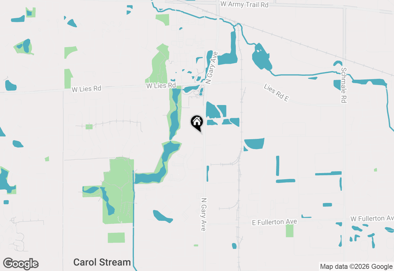 Map of 142 Klein Creek Court #B, Carol Stream, IL 60188