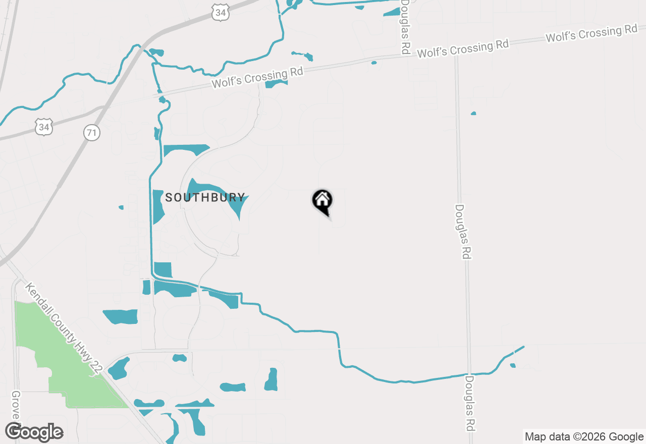 Map of 228 Piper Glen Avenue, Oswego, IL 60543