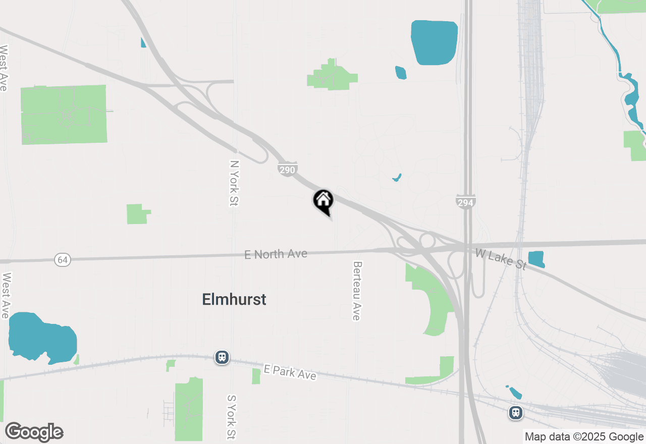 Map of 260 E Grantley Avenue, Elmhurst, IL 60126