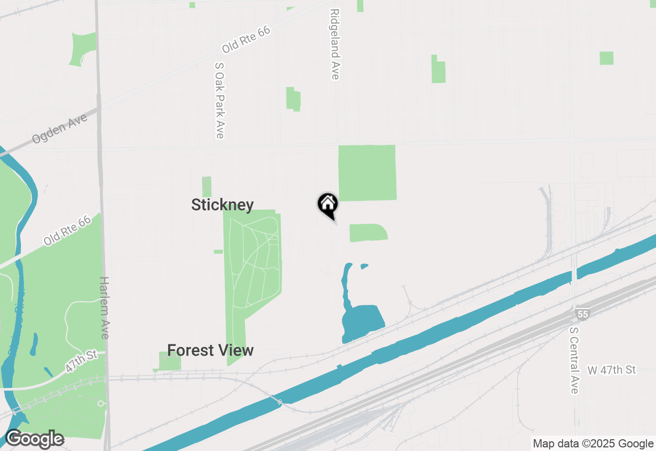 Map of 4139 Elmwood Avenue, Stickney, IL 60402