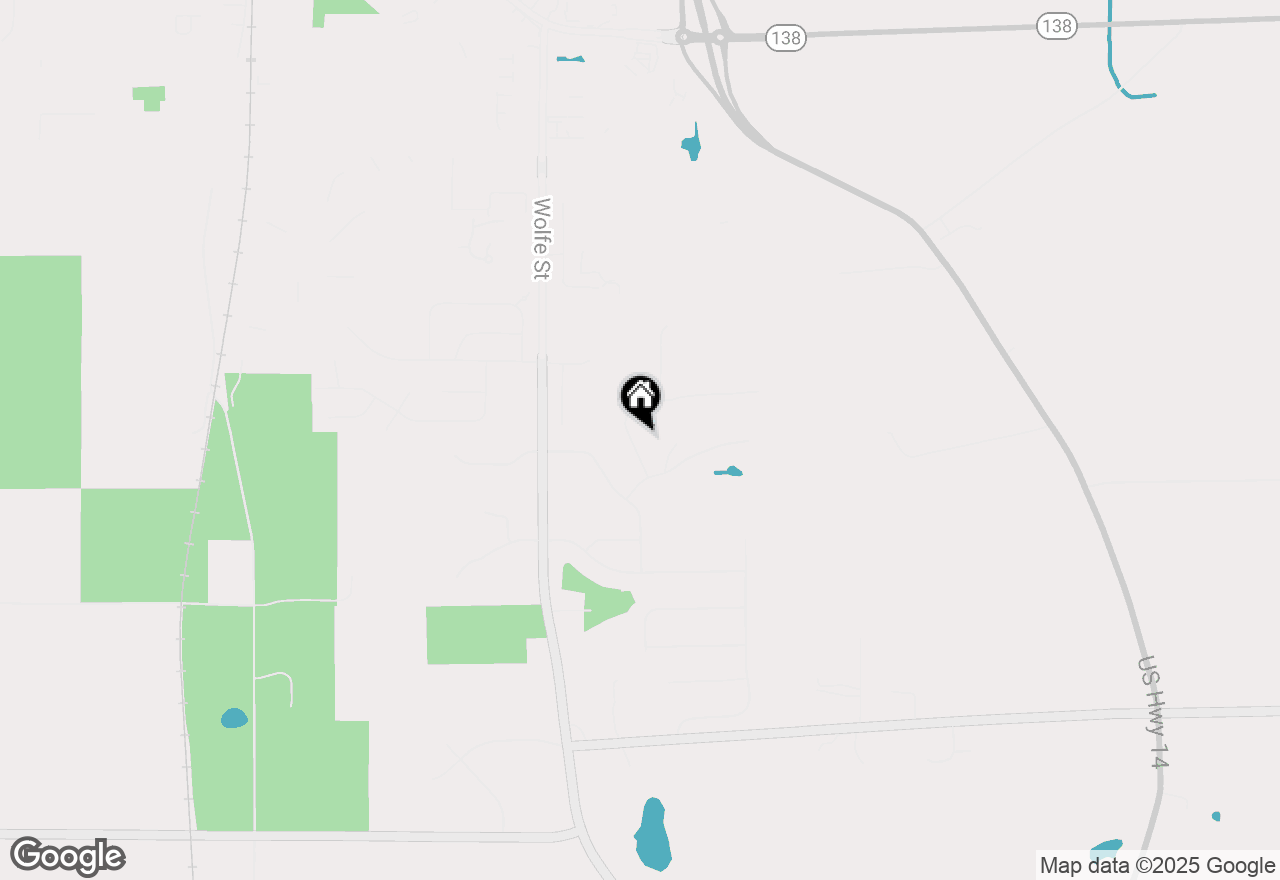 Map of 938 Johnson Avenue, Oregon, WI 53575