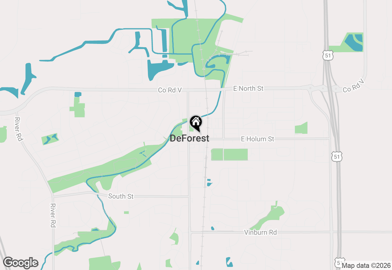 Map of 127 Carriage Way, Deforest, WI 53532