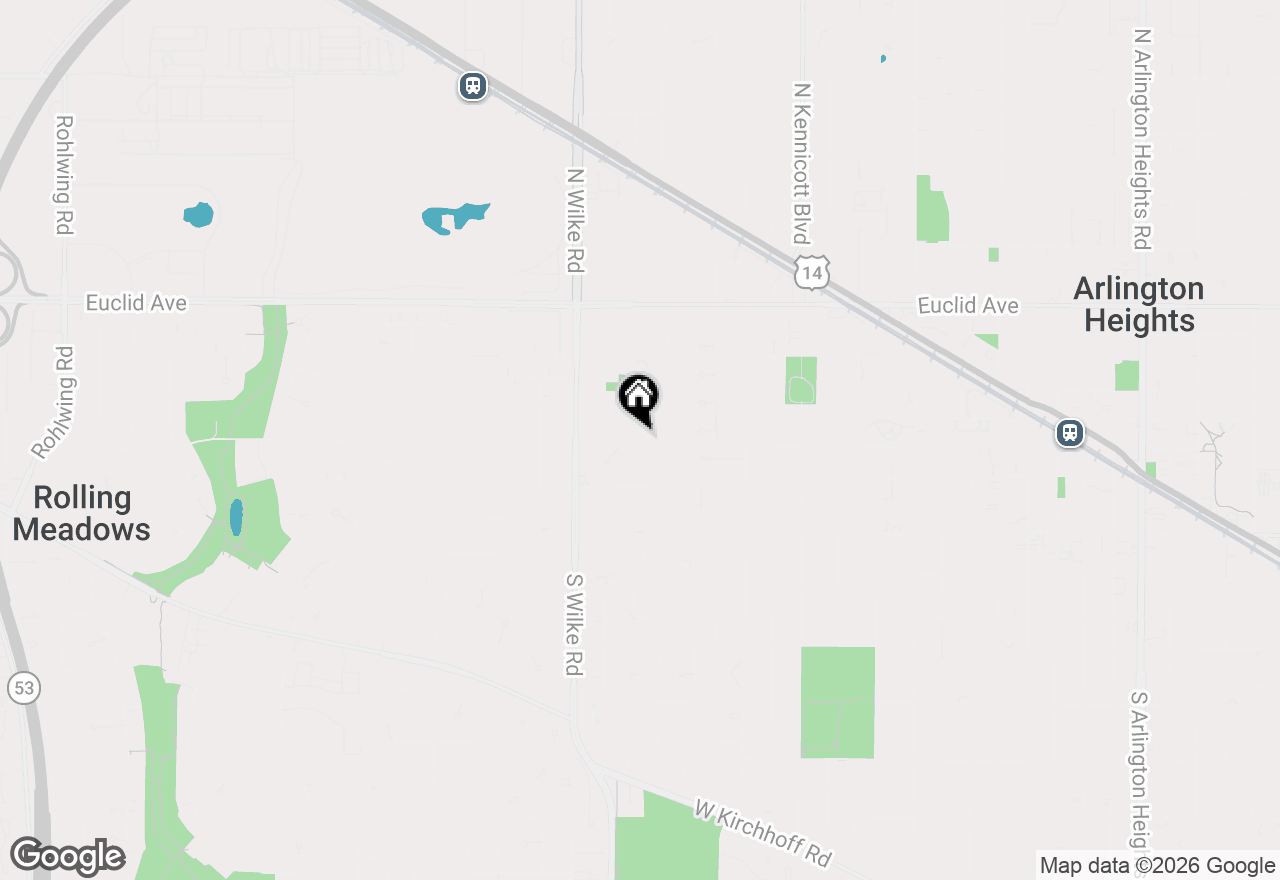 Map of (Address confidential), Arlington Heights, Illinois 60005