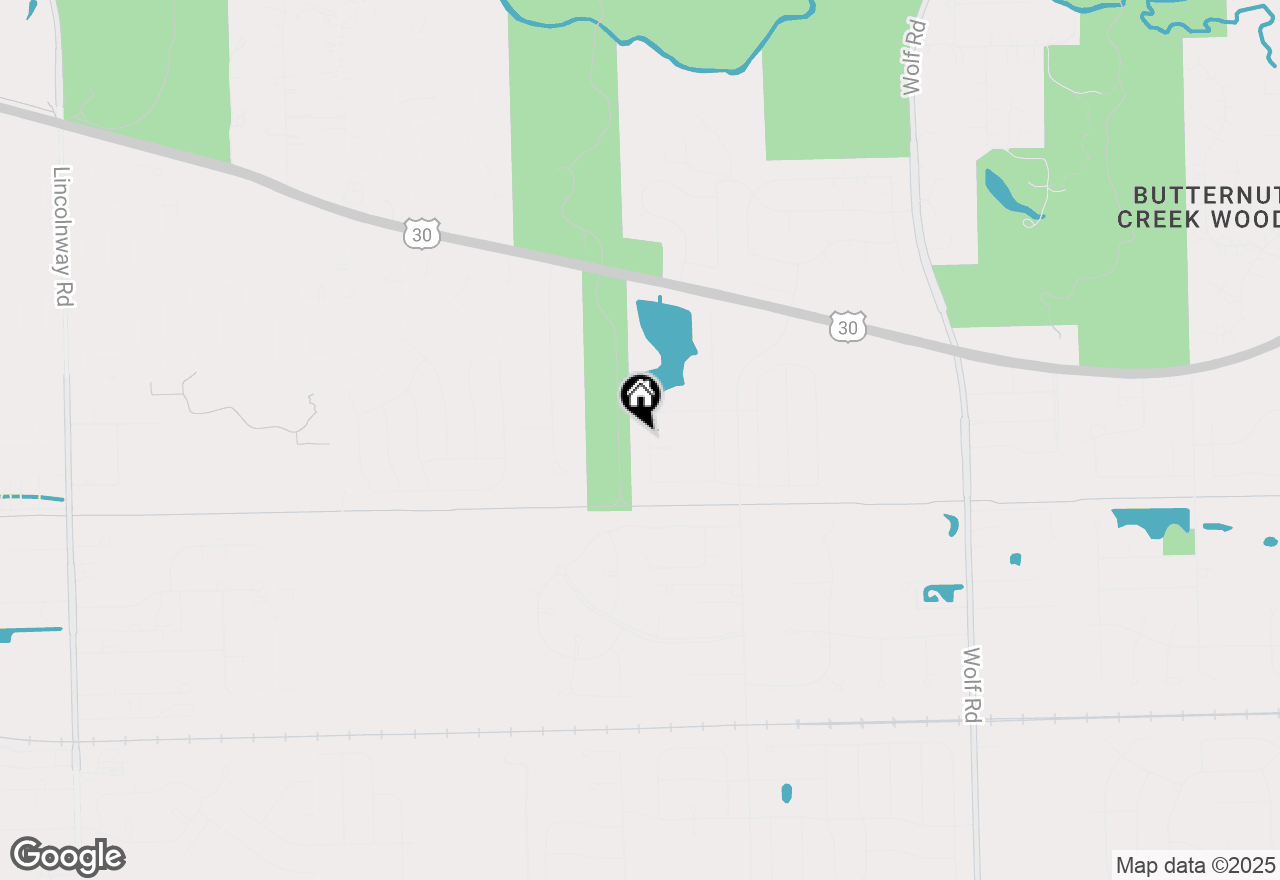 Map of 21356 Saddle Lane, Mokena, IL 60448