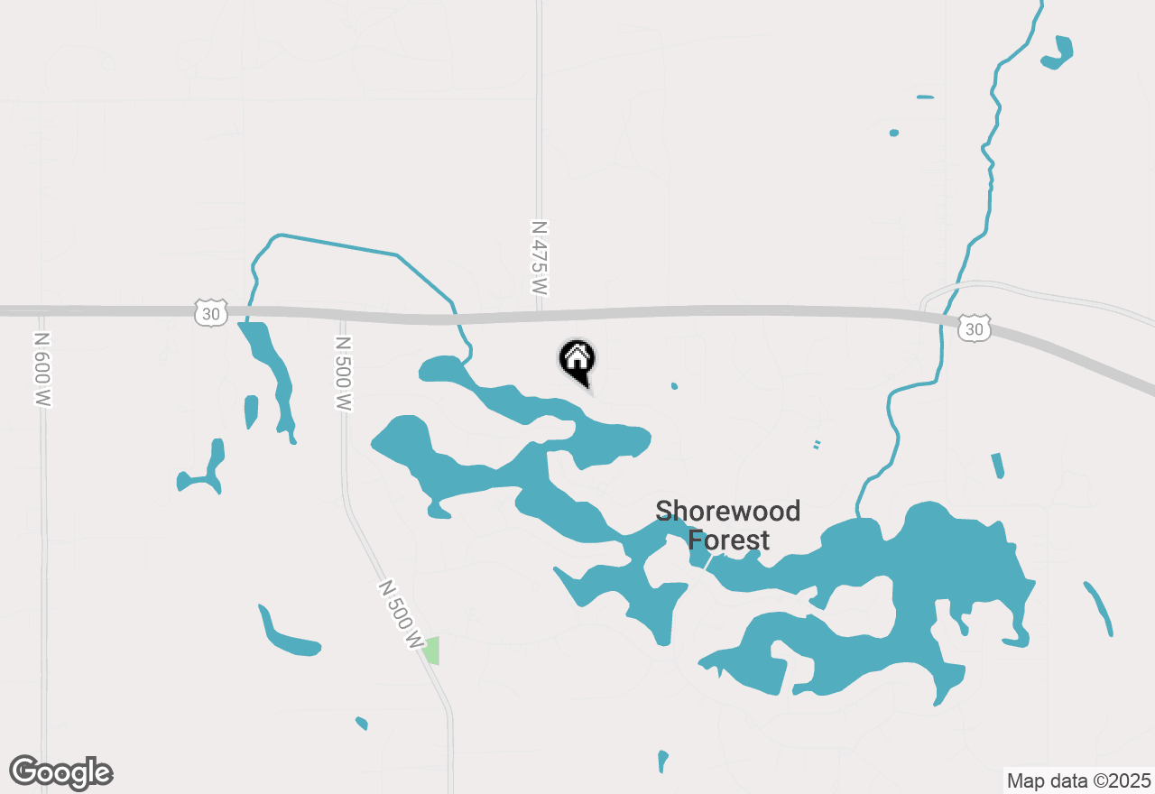 Map of 467 Surrey Hill Lane, Valparaiso, IN 46385