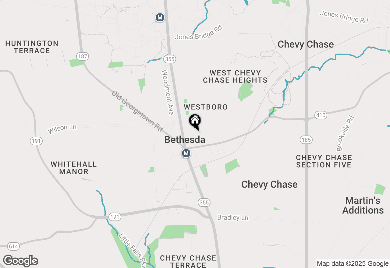 Map of 4515 Avondale Street ##2, Bethesda, MD 20814