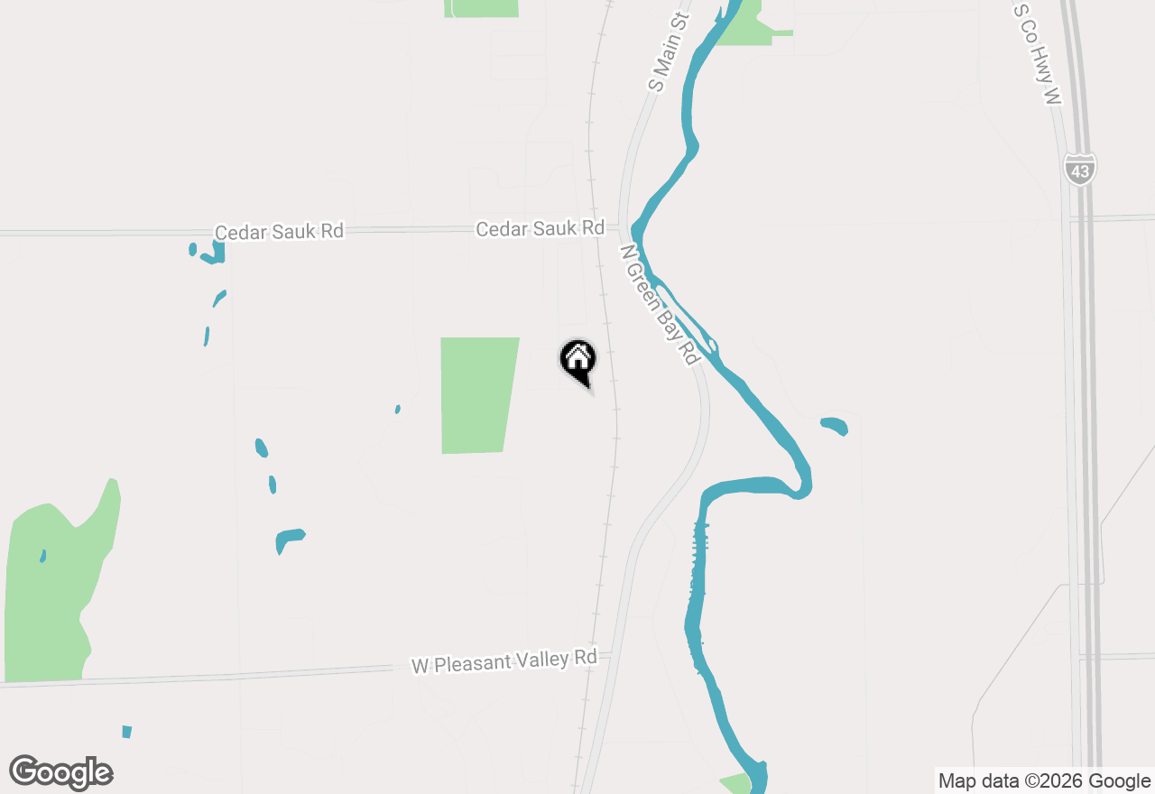 Map of 511 Acacia Dr, Grafton, WI 53024