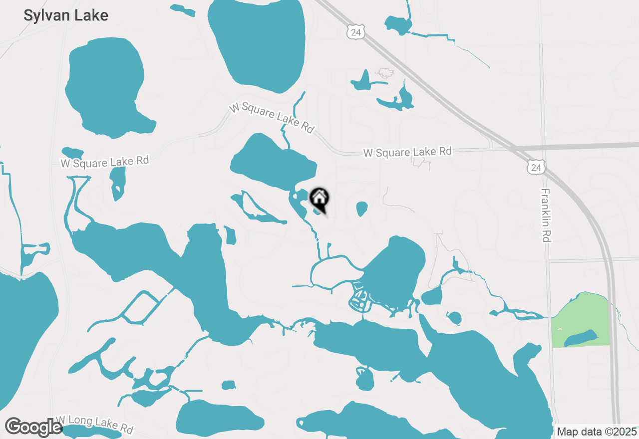 Map of 2670 Turtle Lake Drive, Bloomfield Hills, MI 48302