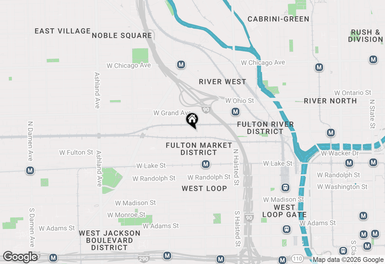 Map of 1046 W Kinzie Street, Chicago, IL 60642
