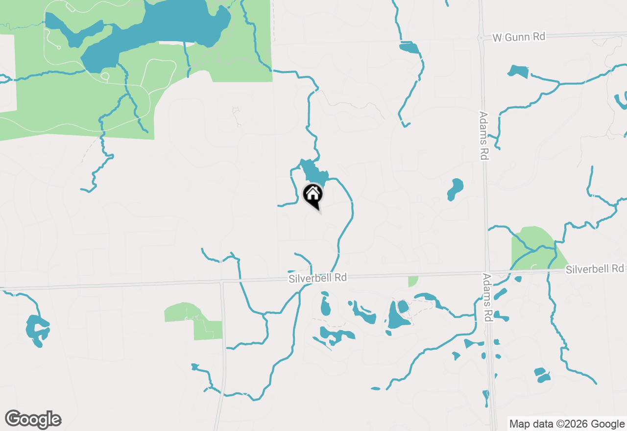 Map of 3797 Deer Springs Drive, Rochester, MI 48306