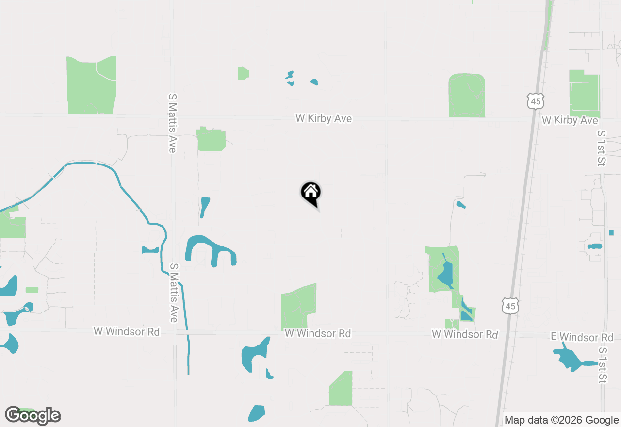 Map of 1910 Augusta Drive, Champaign, IL 61821