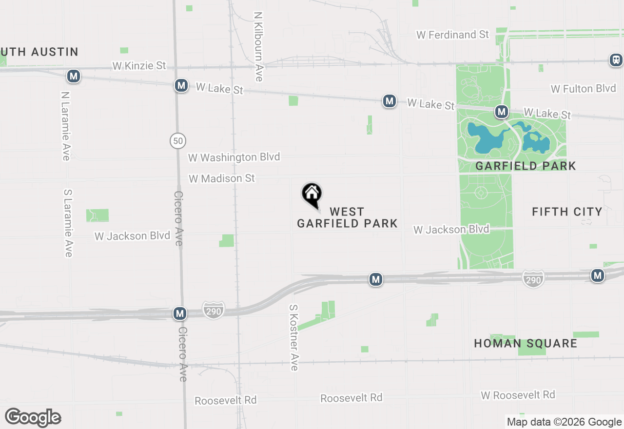 Map of 4312 W Adams Street, Chicago, IL 60624