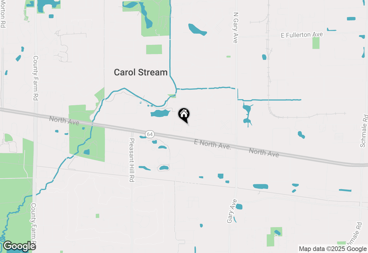 Map of 311 Saunders Circle, Carol Stream, IL 60188