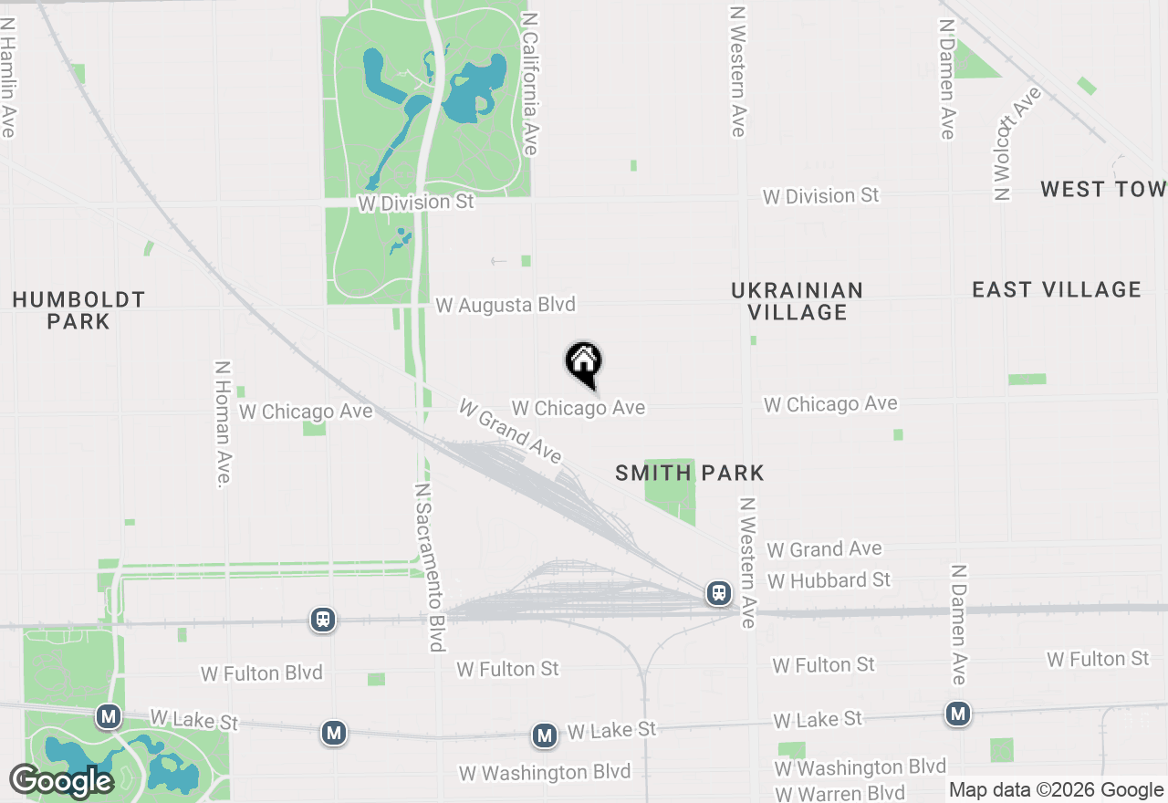 Map of 2702 W Chicago Avenue #2, Chicago, IL 60622