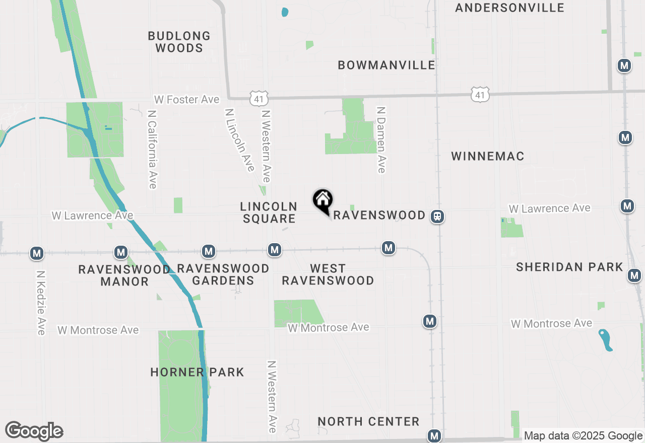 Map of 4754 N Leavitt Street, Chicago, IL 60625