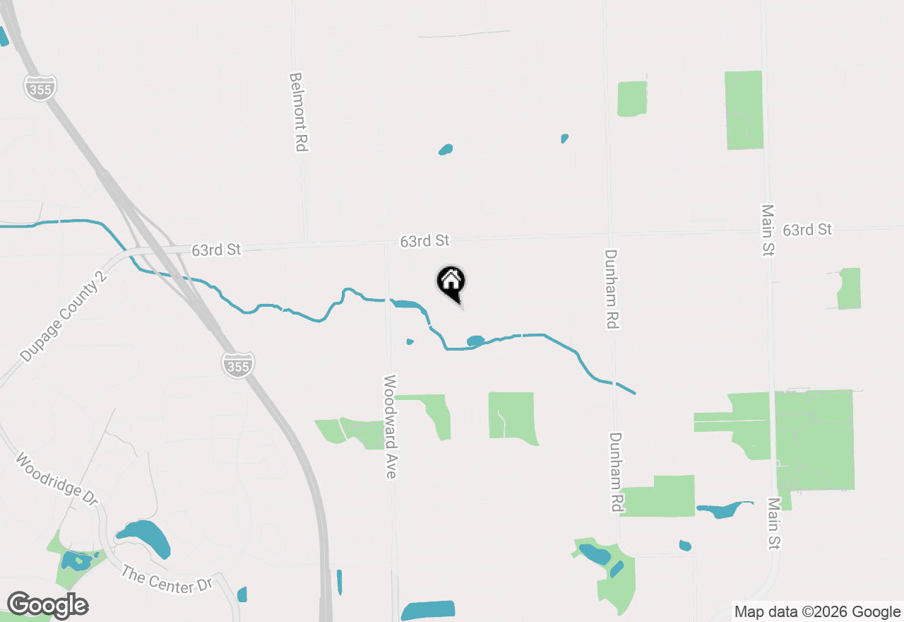 Map of 1838 Prentiss Drive, Downers Grove, IL 60516