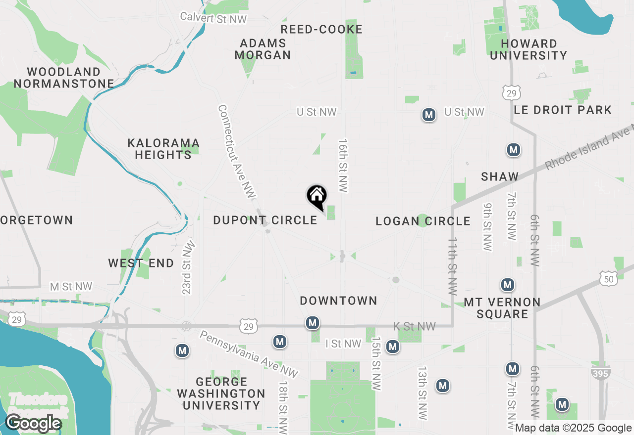 Map of 1504 17th Street Nw #2, Washington, DC 20036