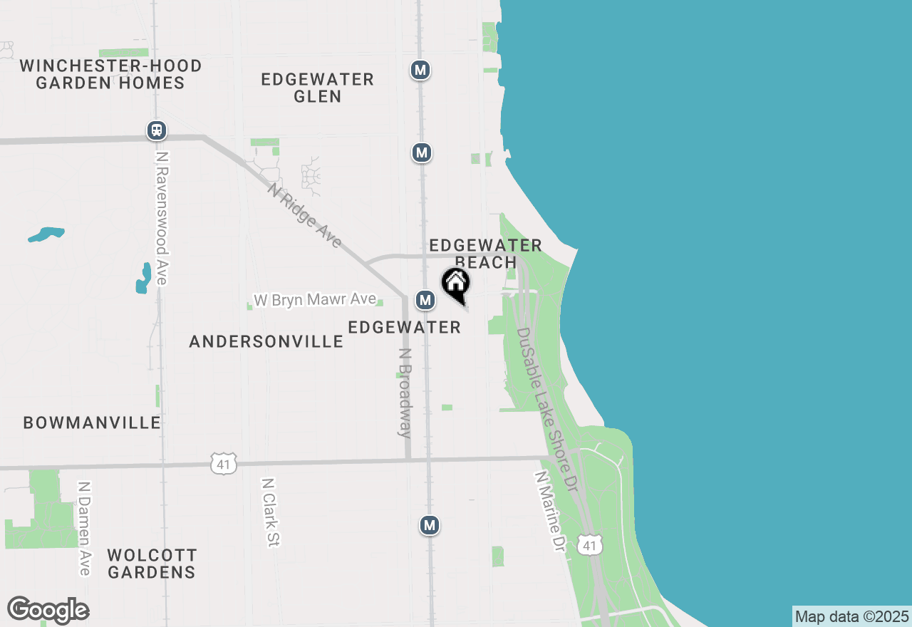 Map of 5534 N Kenmore Avenue #508, Chicago, IL 60640