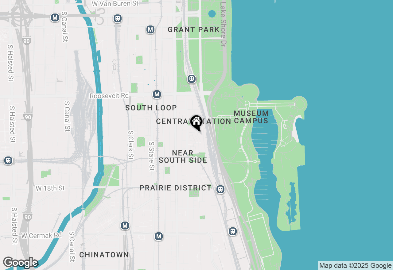 Map of 1429 S Prairie Avenue, Chicago, IL 60605