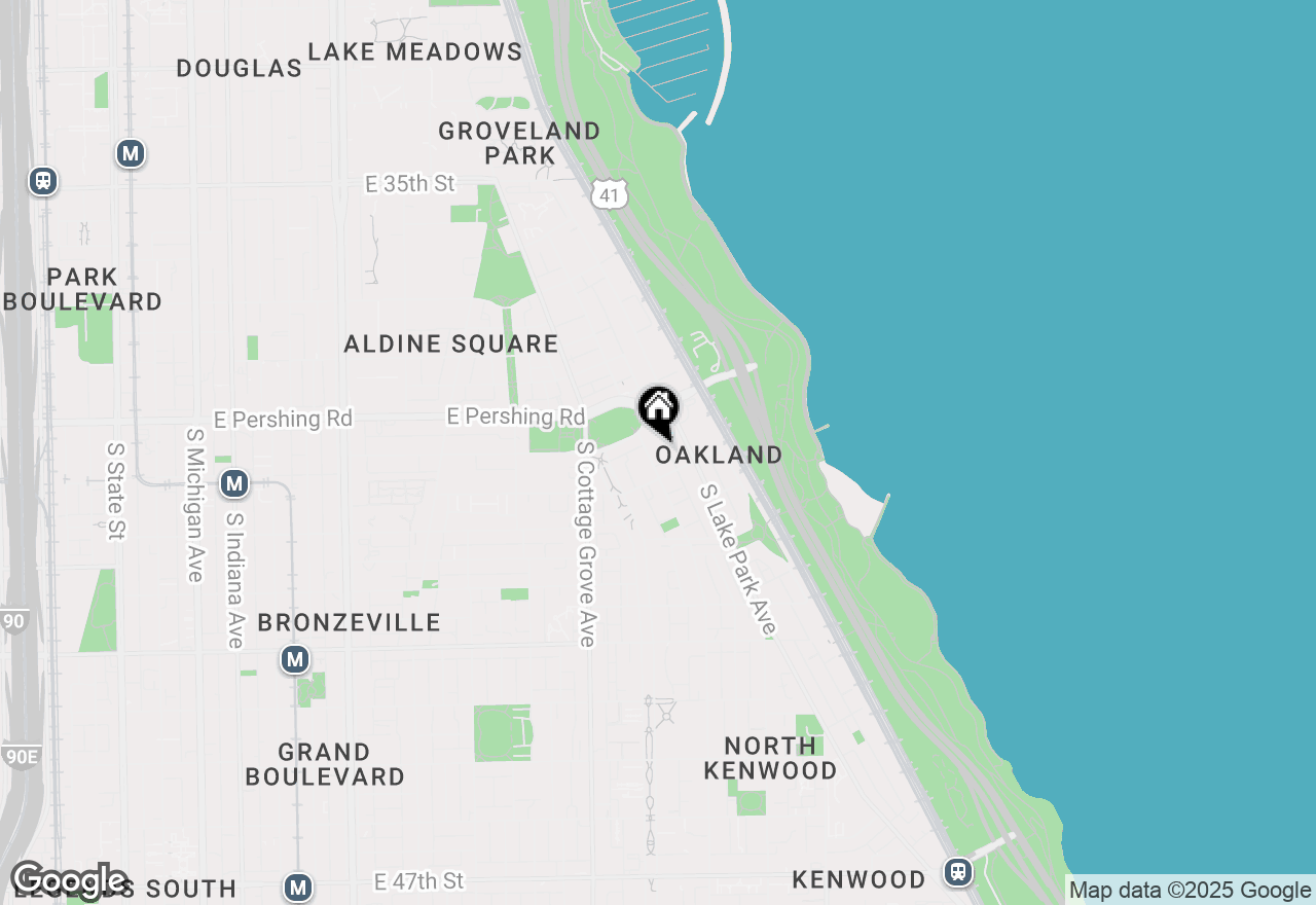 Map of 3971 S Ellis Avenue #4S, Chicago, IL 60653