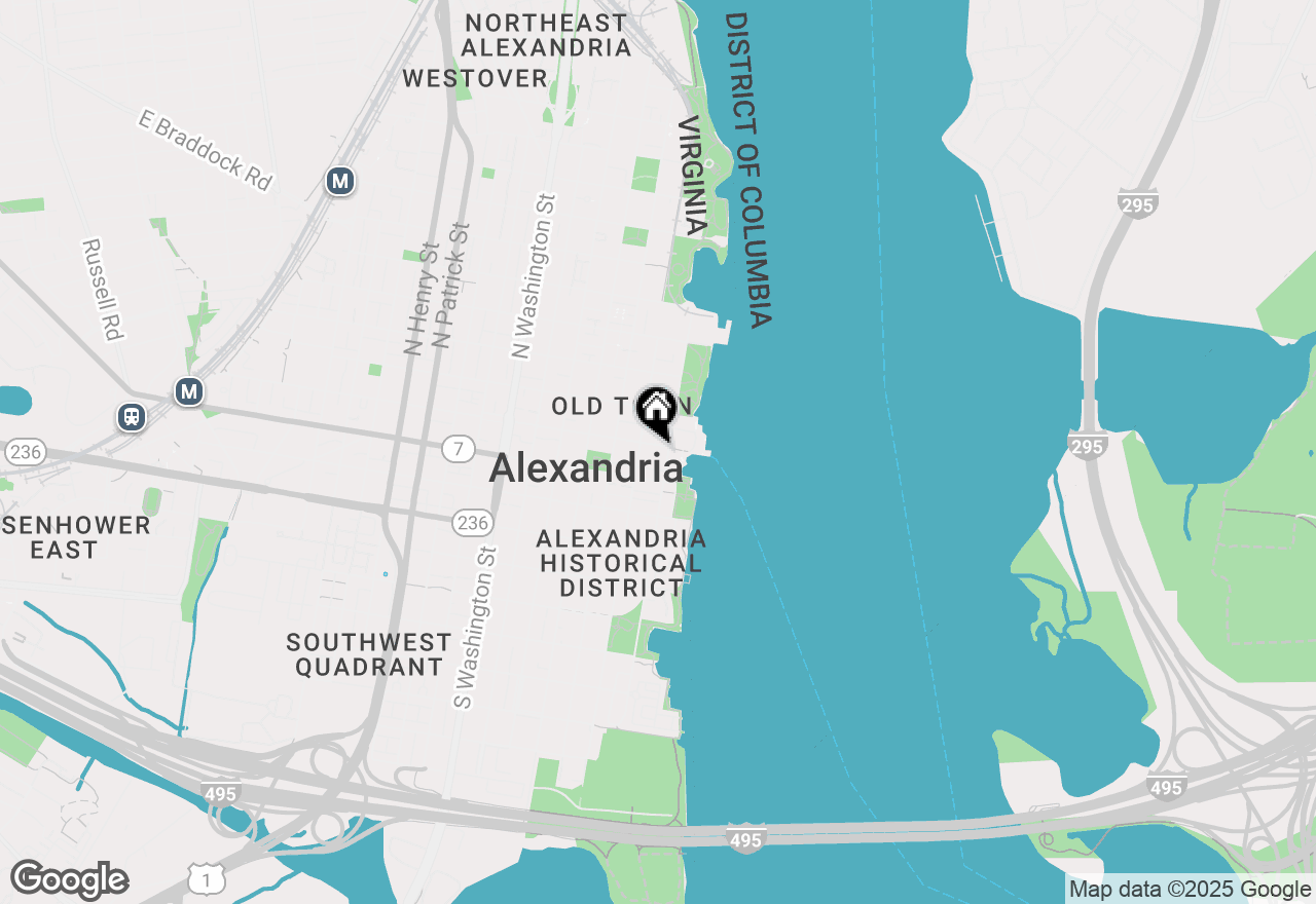 Map of 142 N Union Street, Alexandria, VA 22314