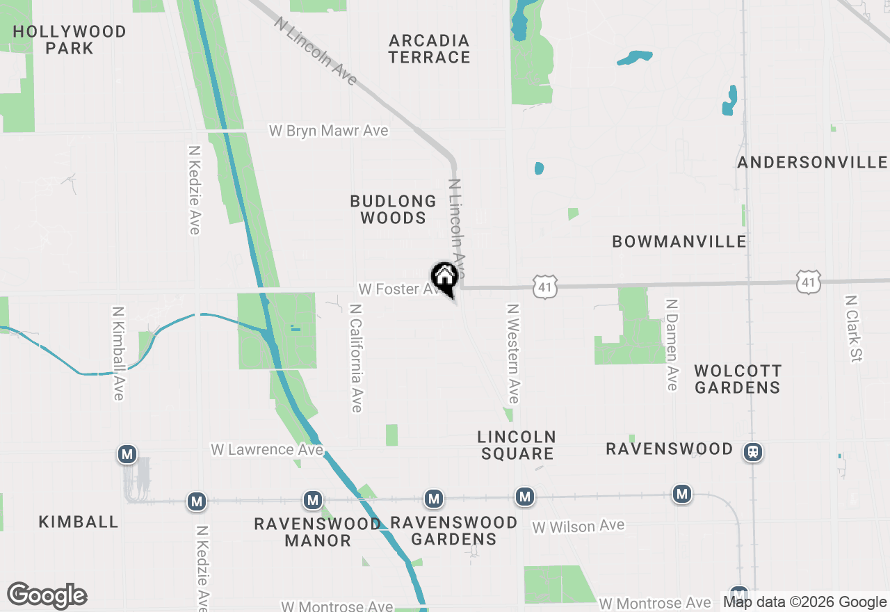 Map of 2526 W Winona Street, Chicago, IL 60625